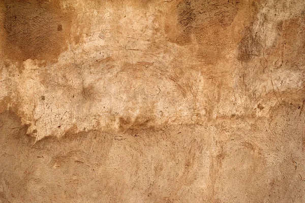 Texture of old wall covered with yellow stucco — Stock Photo, Image