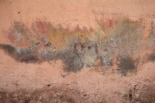 Texture of old wall covered with pink stucco — Stock Photo, Image