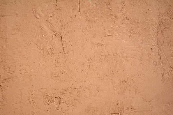 Doku duvar eski pembe sıva ile kaplı — Stok fotoğraf