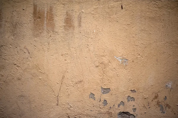 Texture of old wall covered with brown stucco — Stock Photo, Image