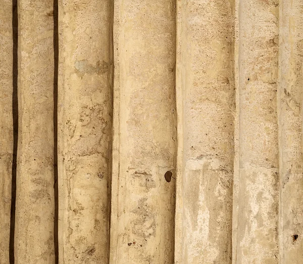 Textur der alten Mauer mit gelbem Stuck überzogen — Stockfoto