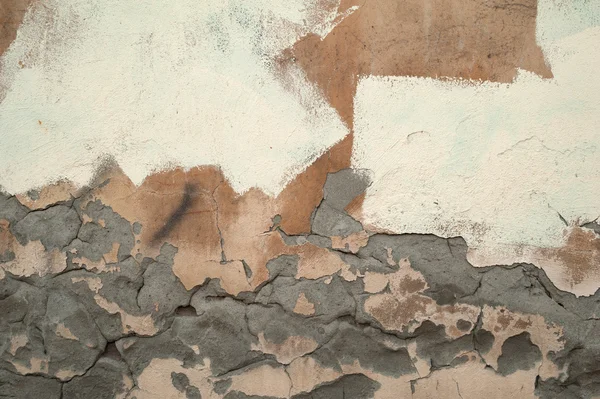 Texture of old wall covered with brown stucco — Stock Photo, Image