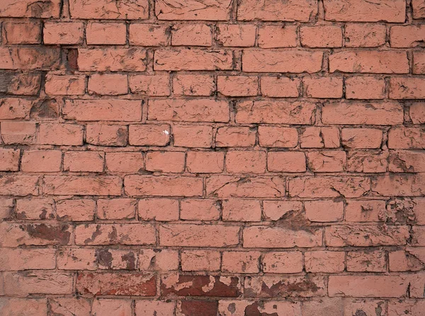 Textura de la vieja pared de ladrillo rosa — Foto de Stock