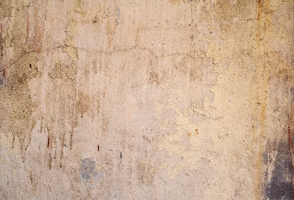 Texture di vecchia parete ricoperta di stucco marrone — Foto Stock