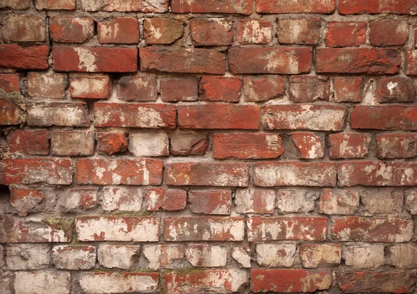 Texture of old red brick wall — Stock Photo, Image