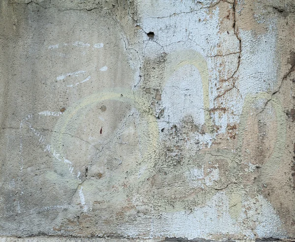 Υφή των παλαιών τοίχων καλύπτονται με κίτρινο στόκο — Φωτογραφία Αρχείου