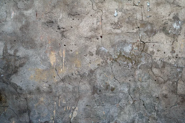 Textura de pared vieja cubierta con estuco gris — Foto de Stock