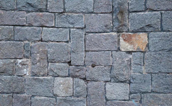 Υφή των τειχών της γκρι τετράγωνο πέτρες — Φωτογραφία Αρχείου