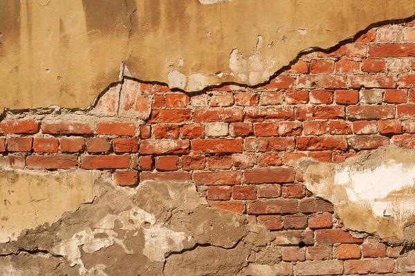 Texture of old red brick wall — Stock Photo, Image