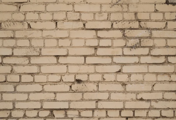 Textura de la vieja pared de ladrillo amarillo — Foto de Stock
