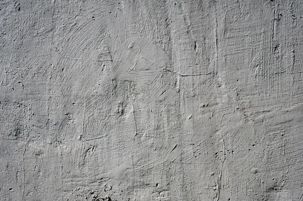 Texture di vecchia parete ricoperta di stucco grigio — Foto Stock