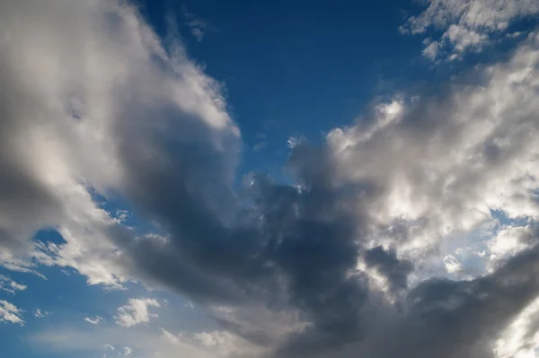 Texture of blue sky with  clouds — Stock Photo, Image