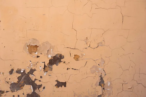 Konsistens av gamla vägg täckt med brun stuckatur — Stockfoto