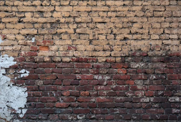 Tekstura starej ściany z czerwonej cegły — Zdjęcie stockowe