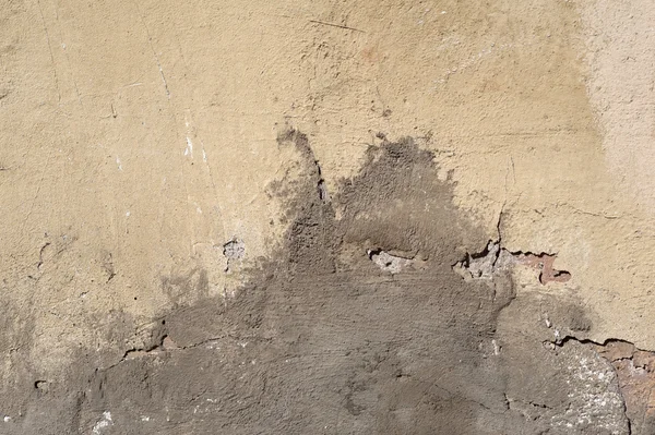 Textur der alten Mauer mit grauem Stuck überzogen — Stockfoto