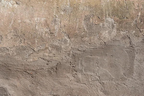 Textura de pared vieja cubierta con estuco gris — Foto de Stock