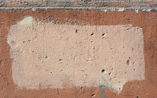 Текстура старой стены покрыта коричневой штукатуркой — стоковое фото