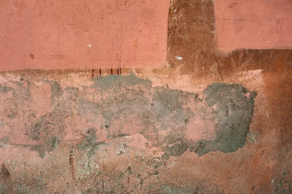 Υφή των παλαιών τοίχων καλύπτονται με ροζ στόκο — Φωτογραφία Αρχείου