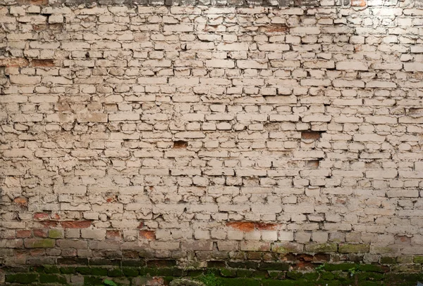 Textur der alten grauen Ziegelmauer — Stockfoto