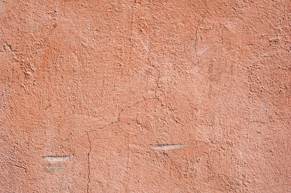 Textura da parede velha coberta com estuque marrom — Fotografia de Stock
