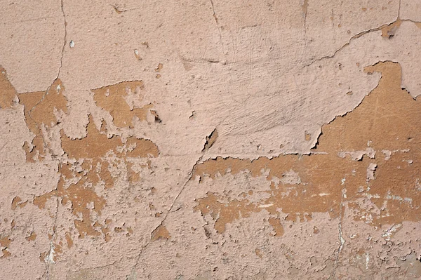 Textura de pared vieja cubierta con estuco marrón — Foto de Stock