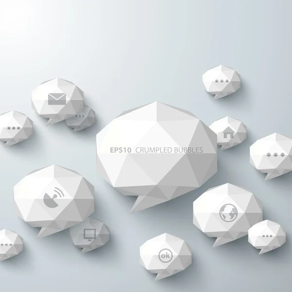 Vector 3D Polygonal Graphics — Stock Vector