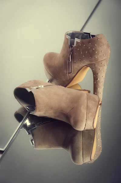 Női divat cipő — Stock Fotó