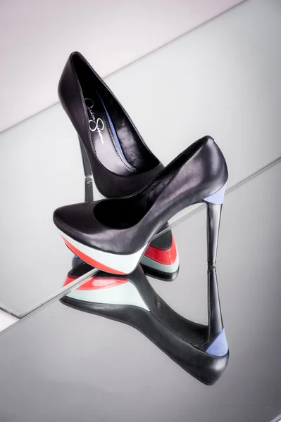 Sapatos de mulher de moda — Fotografia de Stock