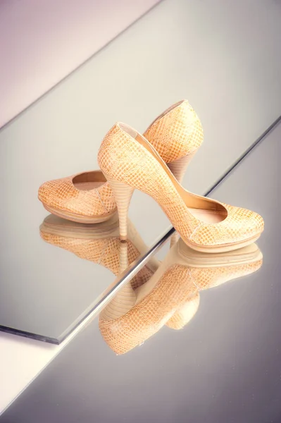 Módní ženy boty — Stock fotografie
