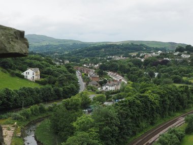 Conwy Castle Galler görünümünden