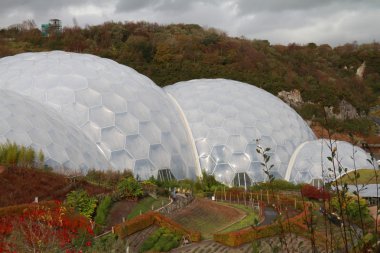 Eden project Cornwall uk clipart