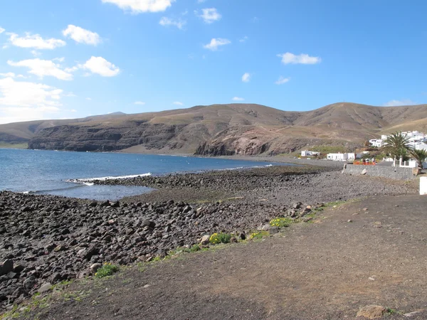 Playa Quemada Lanzarote Foto Stock