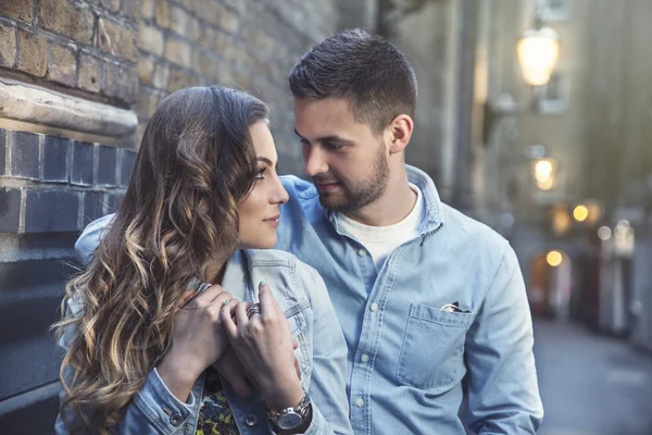 Dressed in denim — Stock Photo, Image