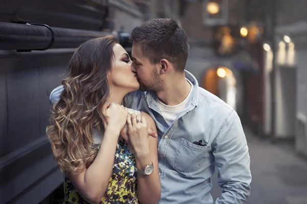 Stop and kiss — Stock Photo, Image