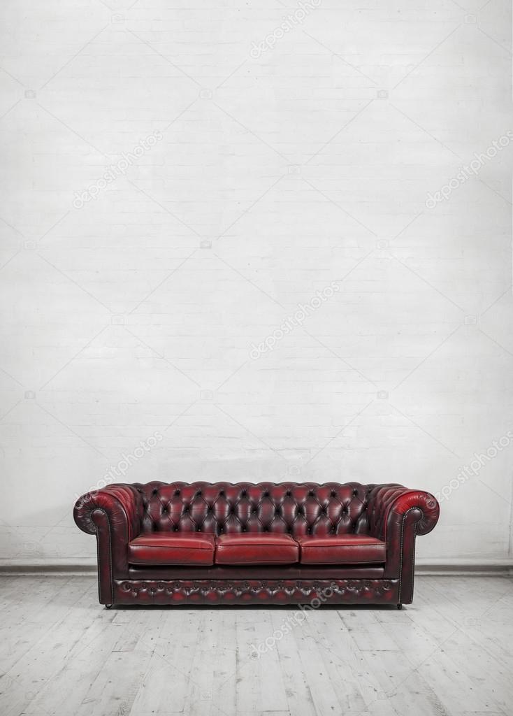 red chesterfield sofa