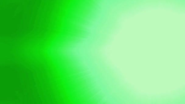 Realistic Green Flash Light Lens Flare Black Background — Stock Video