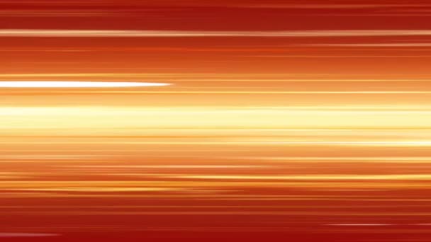 空间中的动画橙色和白色速度线 — 图库视频影像