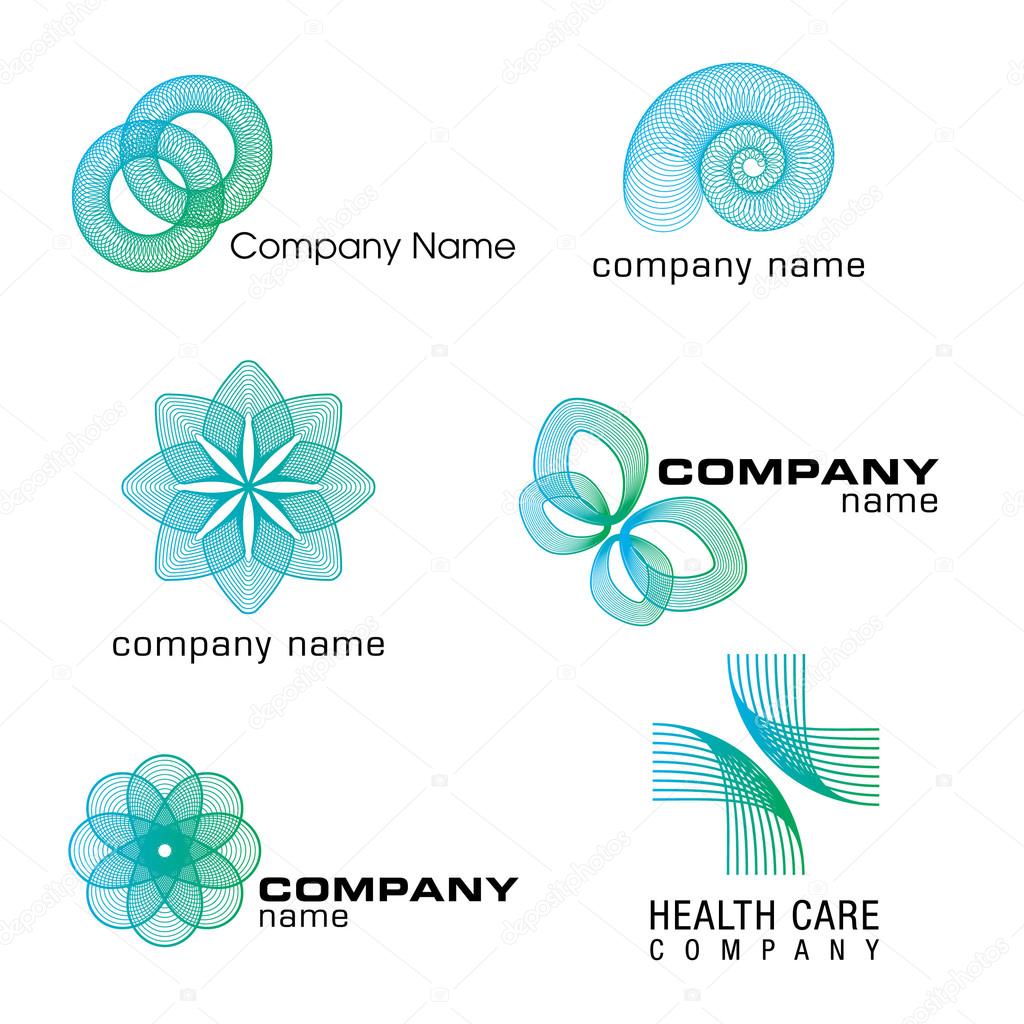 3D Wireframe Logo Designs