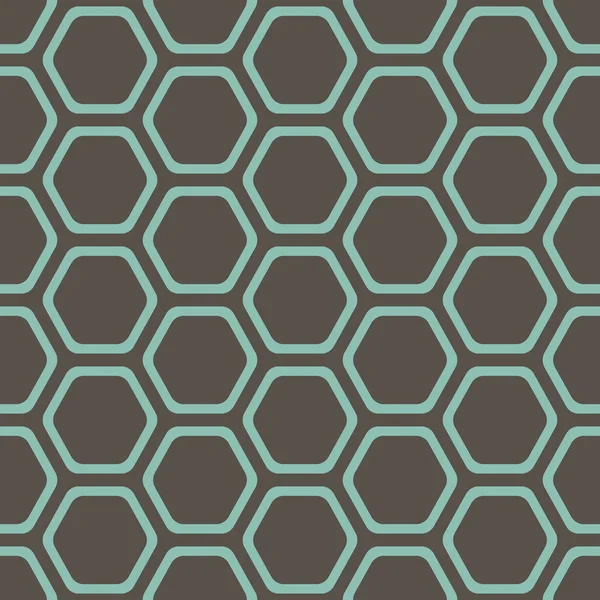 Patrón hexagonal sin costuras — Vector de stock