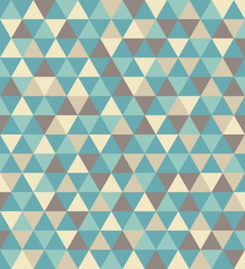 Retro geometrik desen