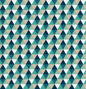 Retro geometrik desen