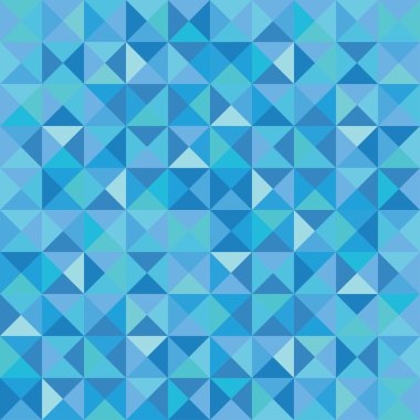 mavi renkli geometrik