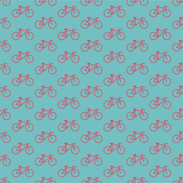 Patrón de bicicleta vector — Archivo Imágenes Vectoriales