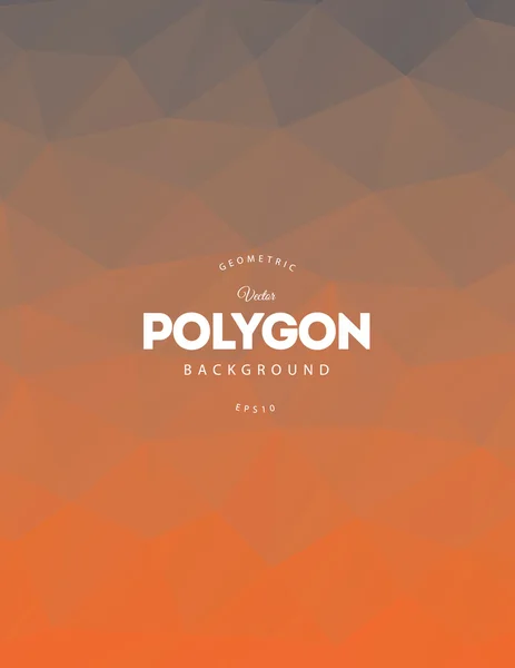 Abstrakt polygon bakgrund — Stock vektor