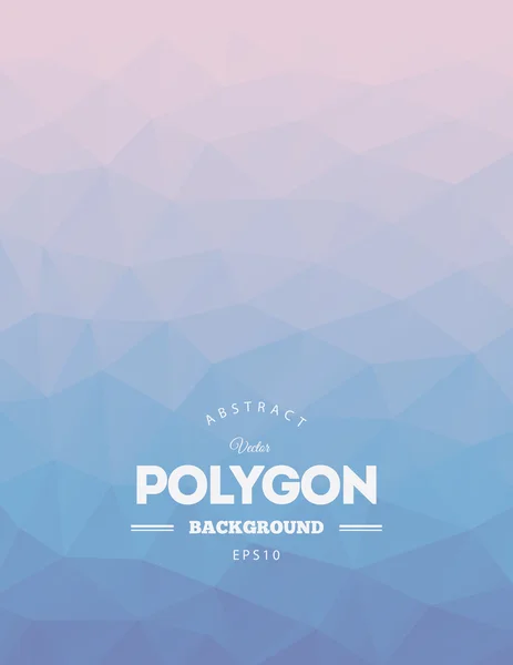 Abstrakt polygon bakgrund — Stock vektor