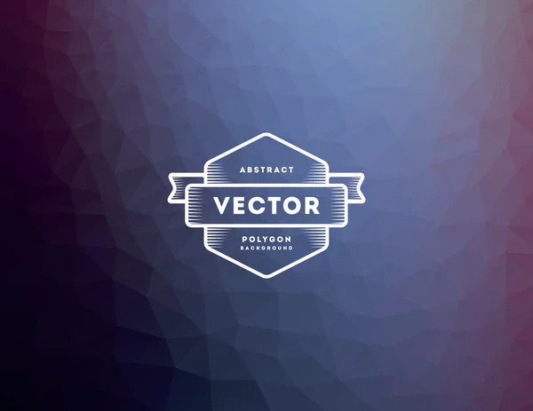 Absztrakt sokszög háttér — Stock Vector
