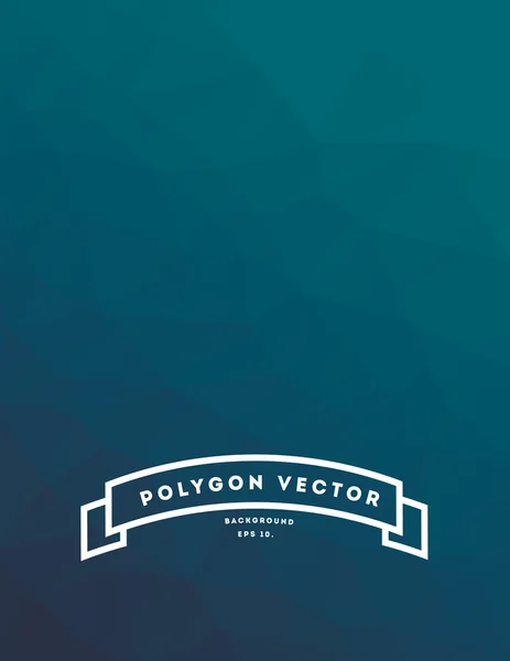 Abstrakt polygon bakgrund — Stock vektor