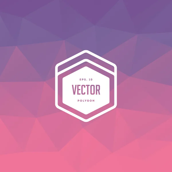 Pozadí abstraktní mnohoúhelník — Stockový vektor