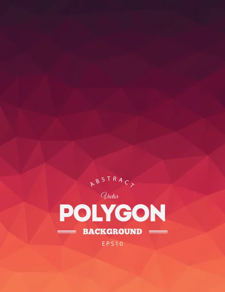 Abstrakt polygon bakgrund — Stockfoto