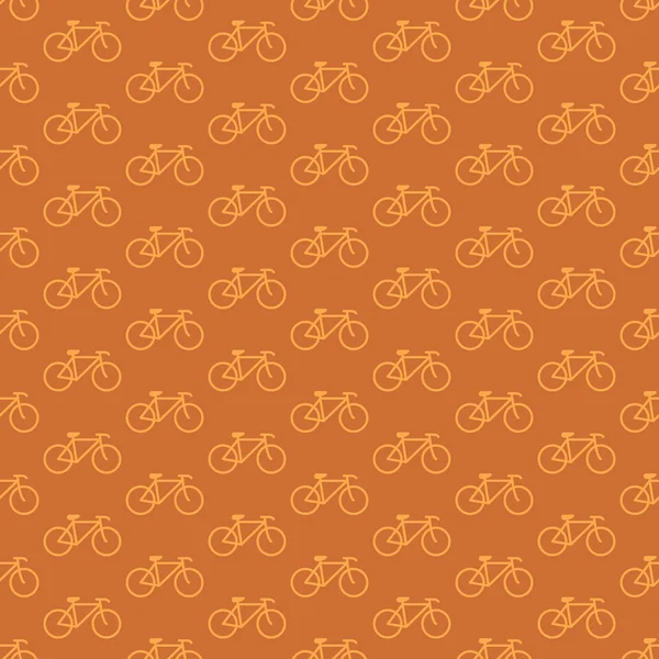 Flat design bicycles pattern — Stock Vector